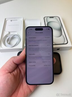 Predam vymenim Iphone 15 128GB Black - 2
