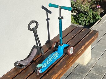 Mini micro 3v1 kolobežka, odražadlo - 2