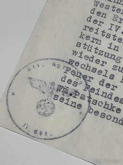 WW2 Originál dokument (wehrmacht) - 2