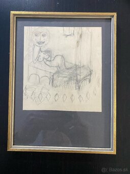 Starý obrázek za sklem - 2