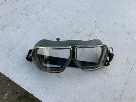 retro okuliare na motorku z sklenými výplnamy nie plast - 2