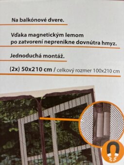 Sieťka proti hmyzu na dvere - NOVÁ - 2
