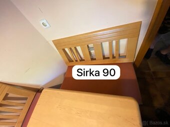 Set jedálenského stola s lavicou a stoličkami - 2
