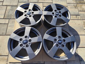 5x114,3 r15 hliníkové disky Hyundai, Kia, grafit - 2