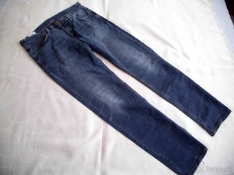 Tommy Hilfiger pánske rifle stretch elastan M 33/32 - 2