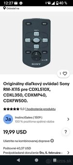 Ovladac SONY - 2