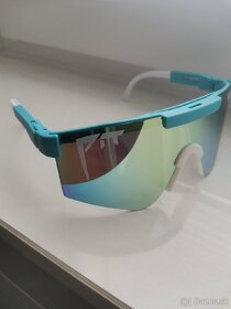 Športové slnečné okuliare Pit Viper (modré-farebné sklo) - 2