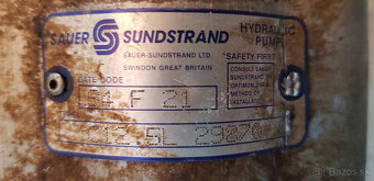 Predam hydraulicke cerpadlo (pumpu) Sauer sundstrand - 2