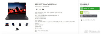 Notebook LENOVO ThinkPad L16 Gen1 - 2