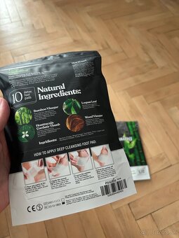 Detoxikačné náplaste na chodidlá Nuubu – 10 ks, nové - 2
