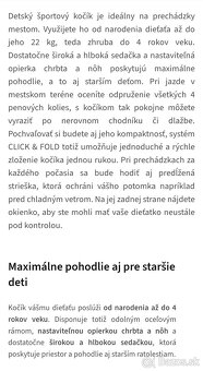 Športový kočík - 2