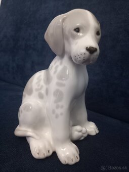 Predám porcelánovú sošku psíka Lomonosov - 2