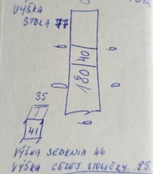 Jedálenský stôl+stoličky - 2