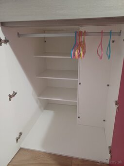 Poschodová posteľ + skriňa komplet - 2