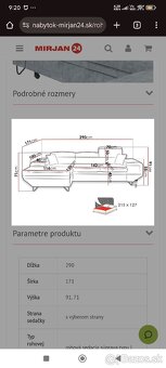 Moderna rohova sedacia suprava v magic velvet ako nova - 2