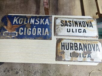 predám staré smaltované tabuľky - 2