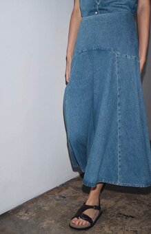 Rifľová sukňa ZARA nová - 2