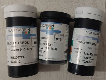 MultiCare IN 3v1-cholesterol, cukor, triglyceridy + lancety - 2