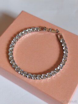 Tenisový náramok zo striebra 925 - 2