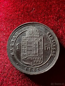 Zlatnik/ forint 1881 KB  (7-3-4) - 2