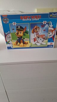 1. Puzzle velke dieliky pre prvé skladanie paw patrol - 2