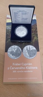 Slovenske 10€ strieborne mince v PROOF prevedení - 2