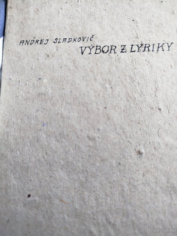 Výbor z lyriky - Andrej Sládkovič - 2