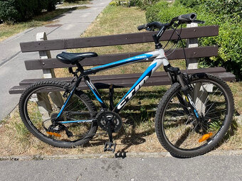 Predám bicykel CTM Rebel 1.0 black/light blue 18" - 2