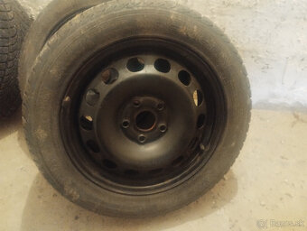 Predam plechove disky s pneumatikami 205/55 r16 - 2