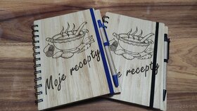 Moje recepty - Linajkový notes s perom 70str. 15x18cm - 2