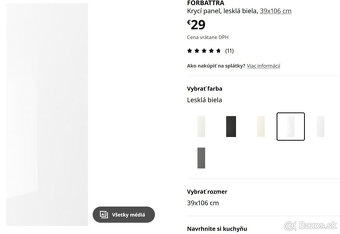 IKEA Forbatta krycie panely - 2