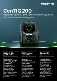 Zváračka Migatronic CenTIG 200 AC/DC - 2