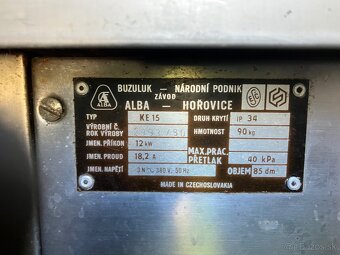 Varný kotol Alba KE 15 - 2