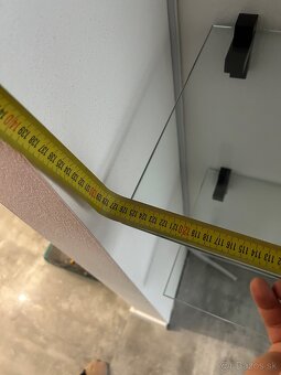 Poličky , Sklenené police, obývačka - 2