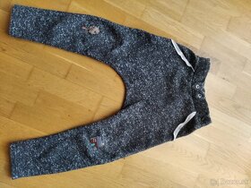 Zaujímavé zateplené pudlové nohavice, vel.122 - 2