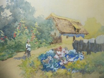 Neogrády Antal (1861-1942) / Dievča s košíkom - 2