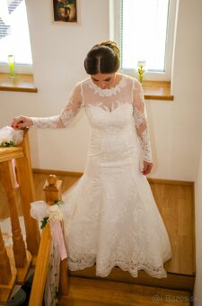 Svadobné šaty na mieru s 2m závojom – variabilné, elegantné, - 2