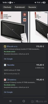 Monitor k videovrátniku Emos IP-700B - 2