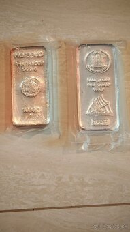 Strieborné tehličky 1kg - 2