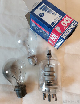 Predám staromódnu elektrónku a žiarovku do vitríny - 2