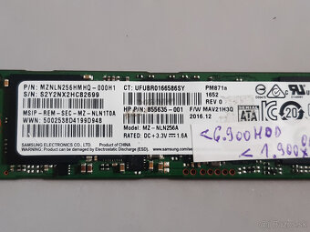 SSD 256GB M.2 SATA SAMSUNG PM871a 80mm - 2