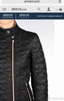 Armani bunda M srdiečka original - 2