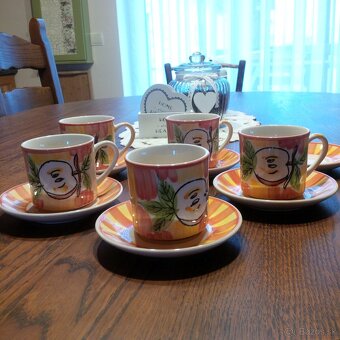 vidiecka čajová (kávová) súprava - 2