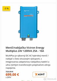 Victron energy hybrid  24v/1200w - 2