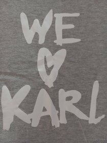 Sivé tričko WE LOVE KARL v.M - 2