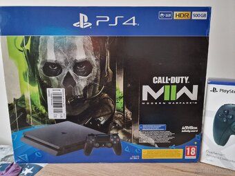 PlayStation 4 Slim 500GB + 2x ovládač + 12 Hier - 2