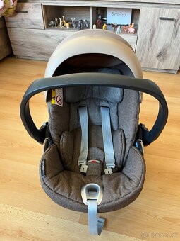 Vajíčko Cybex Cloud Q Plus Platinum + ISOFIX - 2