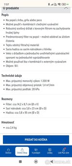 Vysávač na popol - 2