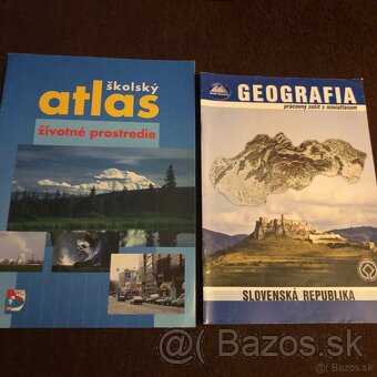 Učebnice a zošity z Geo a Ruj - 2