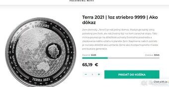 Investičné striebro Pressburg Mint, mám ich viac rôznych - 2
